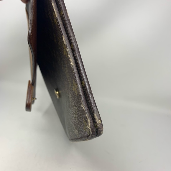 Louis Vuitton LV Brief Case Browns Monogram VINTAGE - Picture 13 of 14